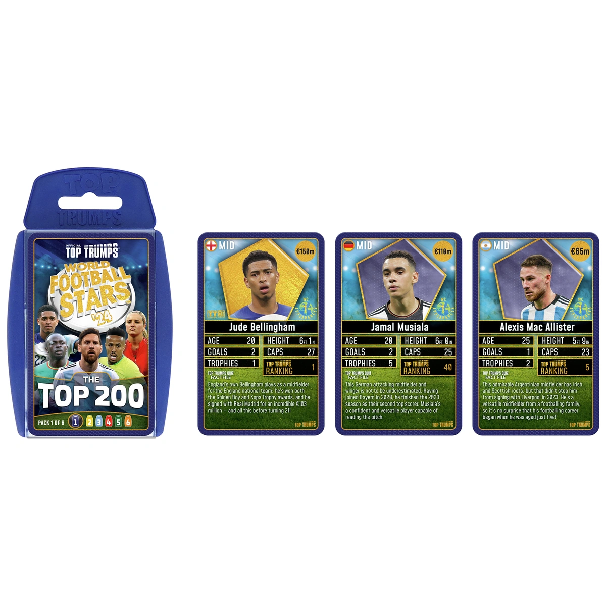 World Football Stars Top 200 Top Trumps – Starter Kit