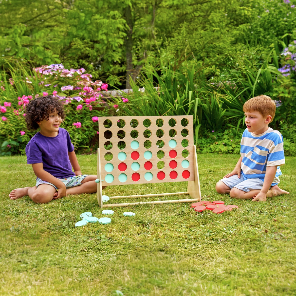 TP Giant Wooden 4-in-a-Row Game