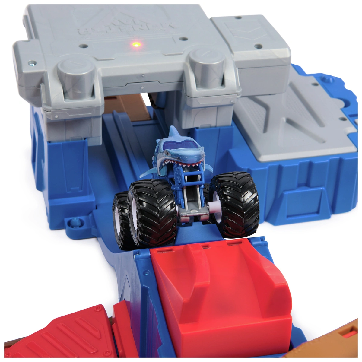 Monster Jam 1:64 Supercharge Monster Truck Speedway Playset