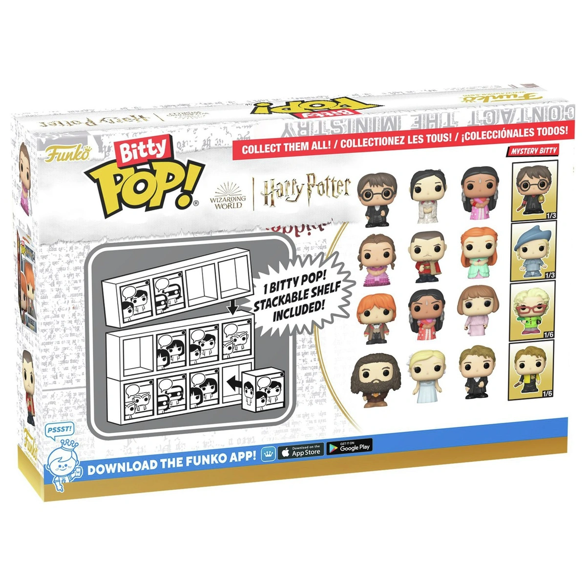 Funko Bitty POP Harry Potter Hagrid Figures-Pack of 4