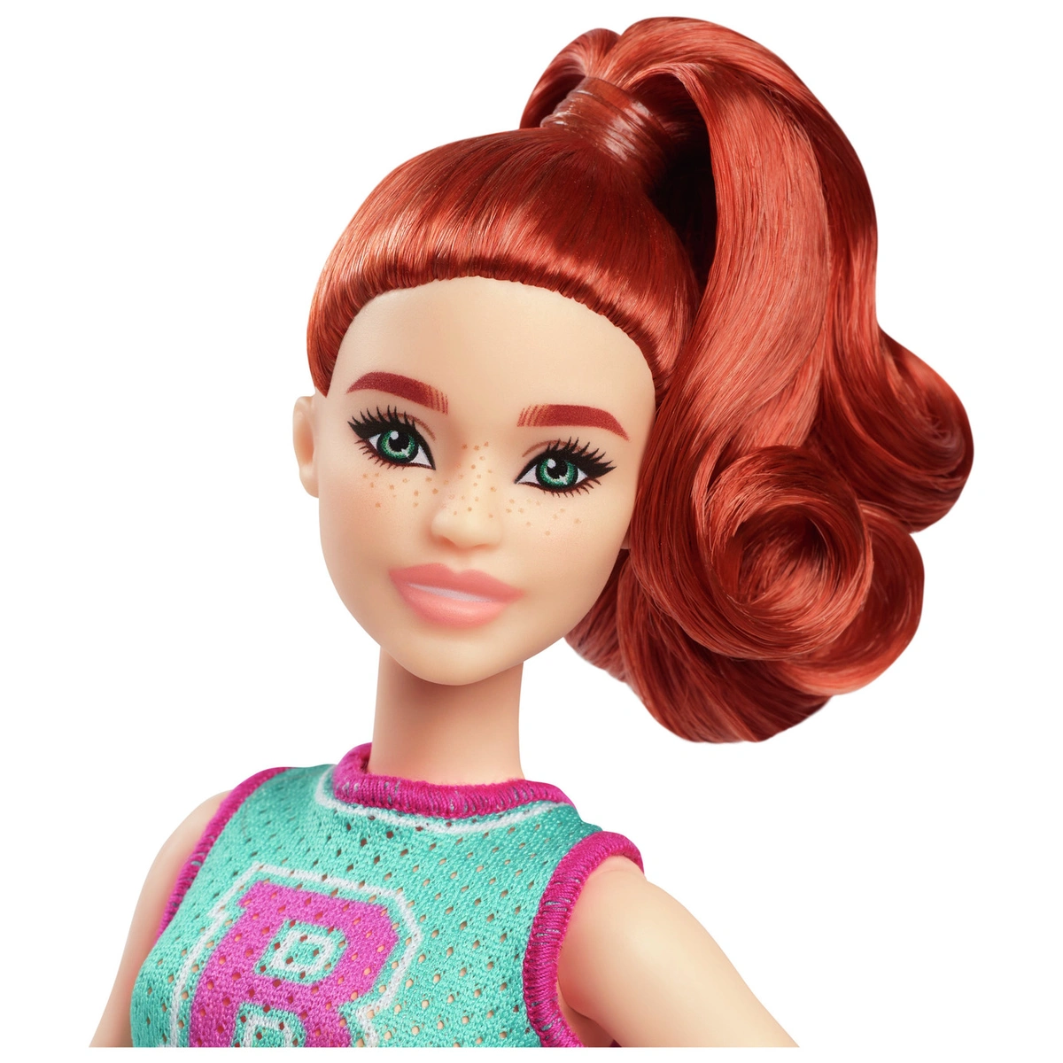 Barbie Fashionistas Doll in Jersey Top & Sporty Skirt - 32cm