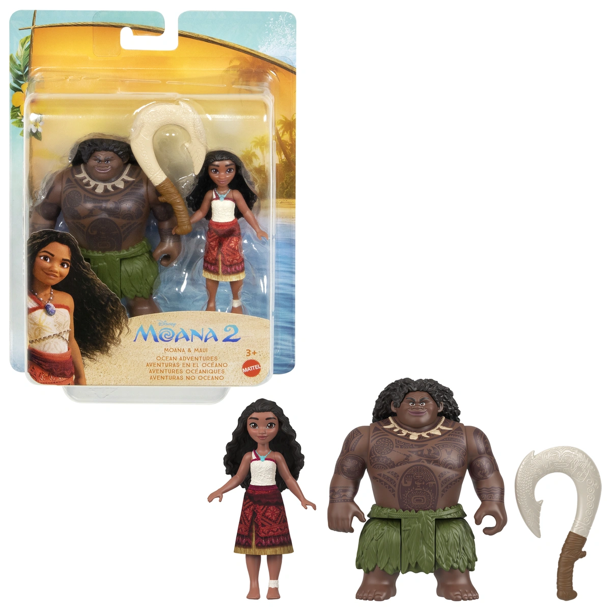 Disney Moana & Maui Ocean Adventures Small Doll & Accessory