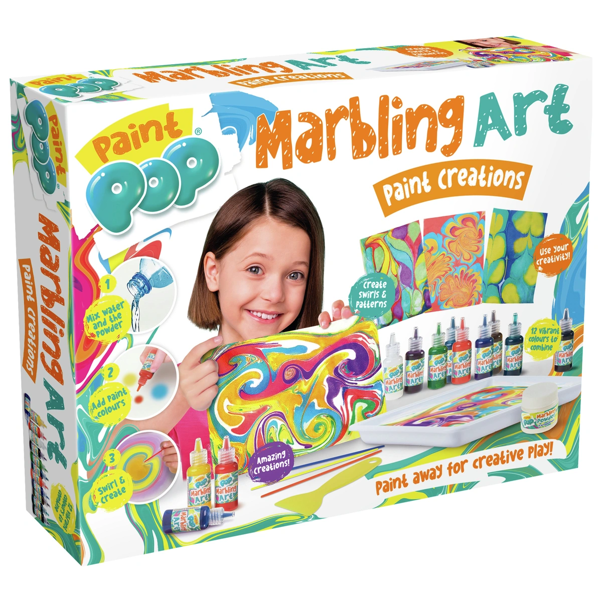Paint Pop Marbling Set 12 Paints