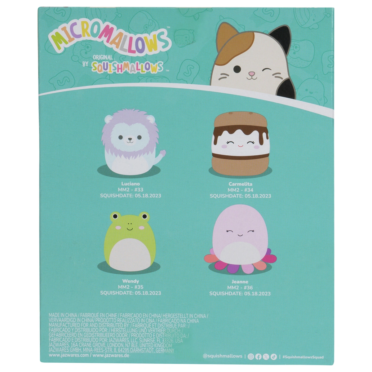 Squishmallows Original Micromallows 4-Pack
