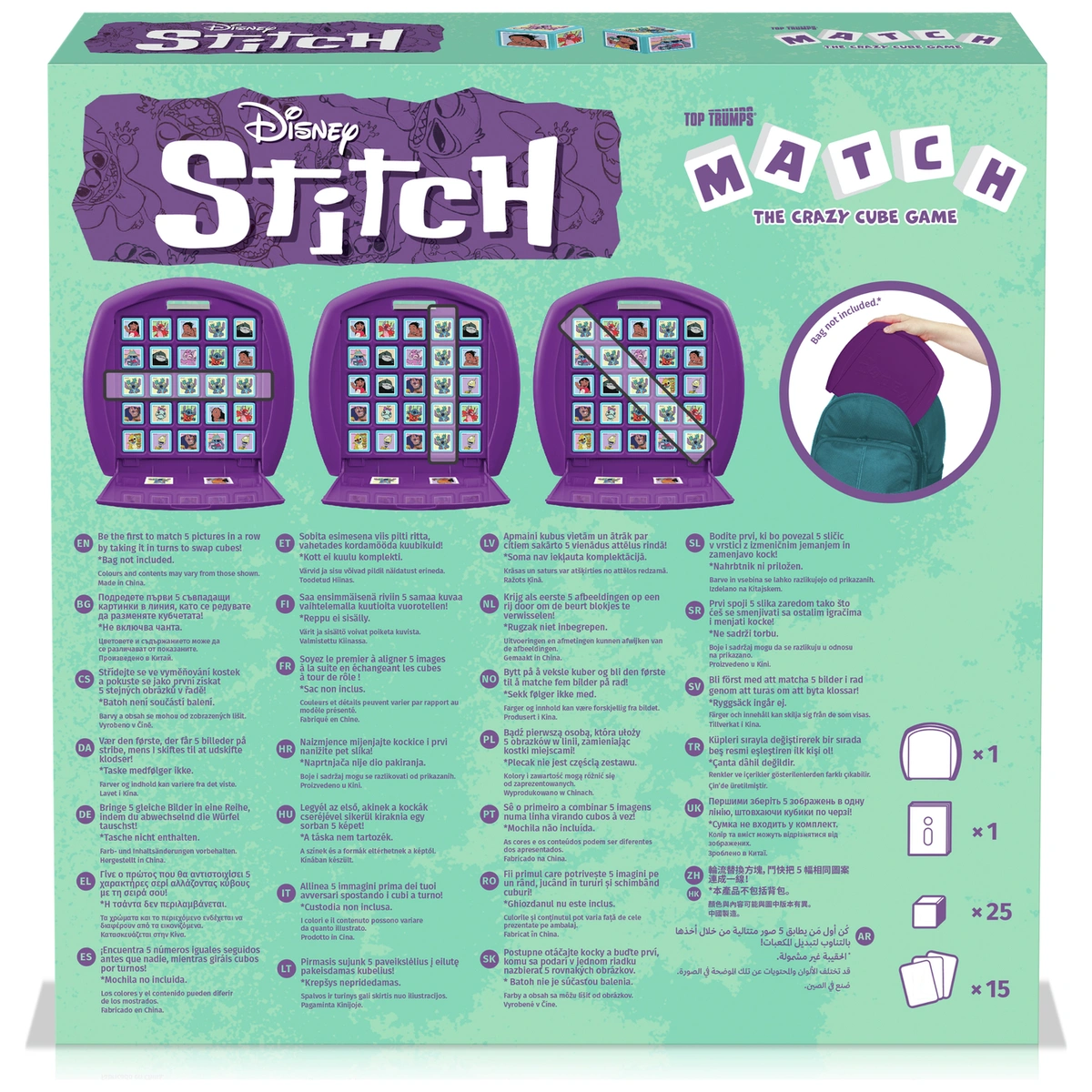 Disney Stitch Top Trumps Match Trading Pack