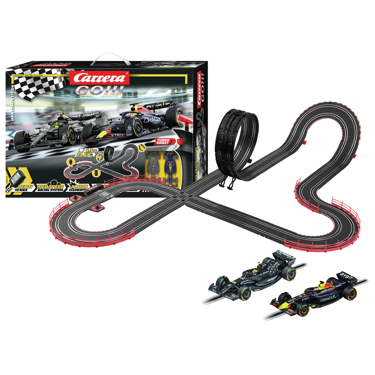 Carrera GO!!! Max Competition F1 Slot Racing Set