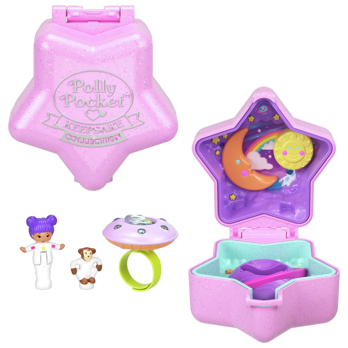Polly Pocket Collector, Heritage Ring Box Assortment Playset