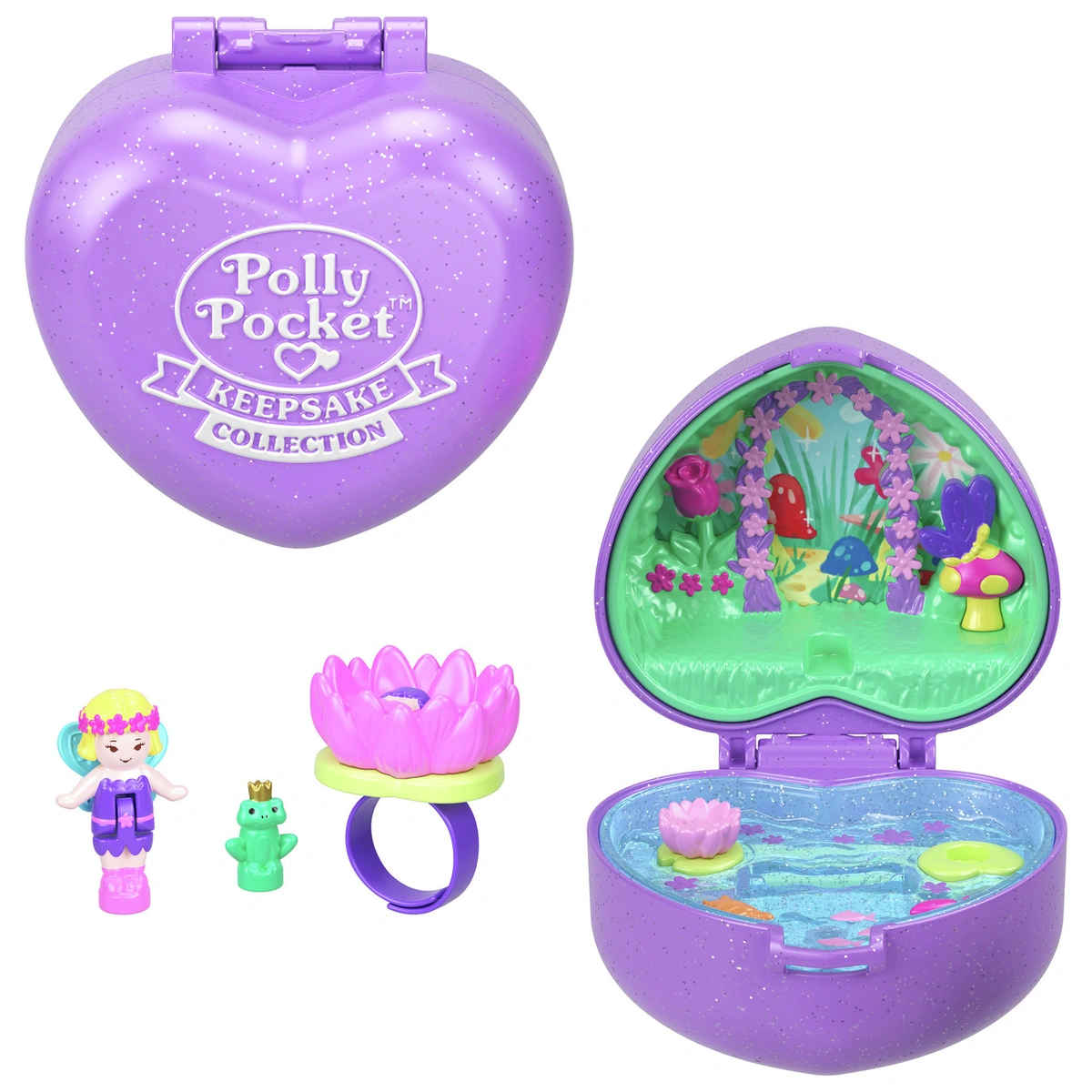 Polly Pocket Collector, Heritage Ring Box Assortment Playset