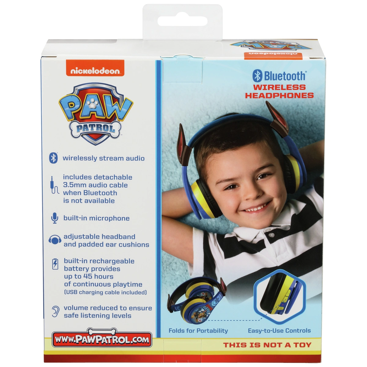 Nickelodeon Paw Patrol Chase Bluetooth Headphone