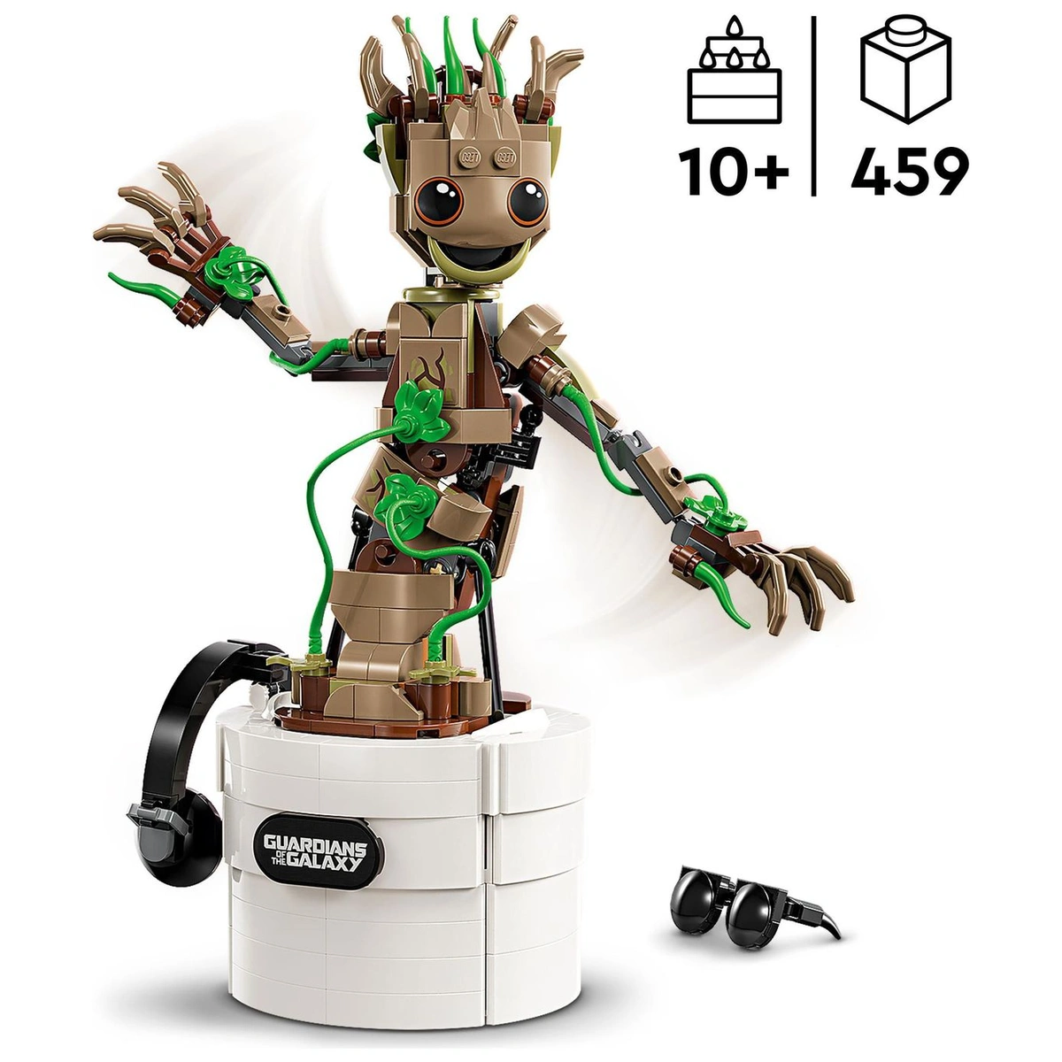 LEGO Marvel Dancing Groot Buildable Animated Toy 76297