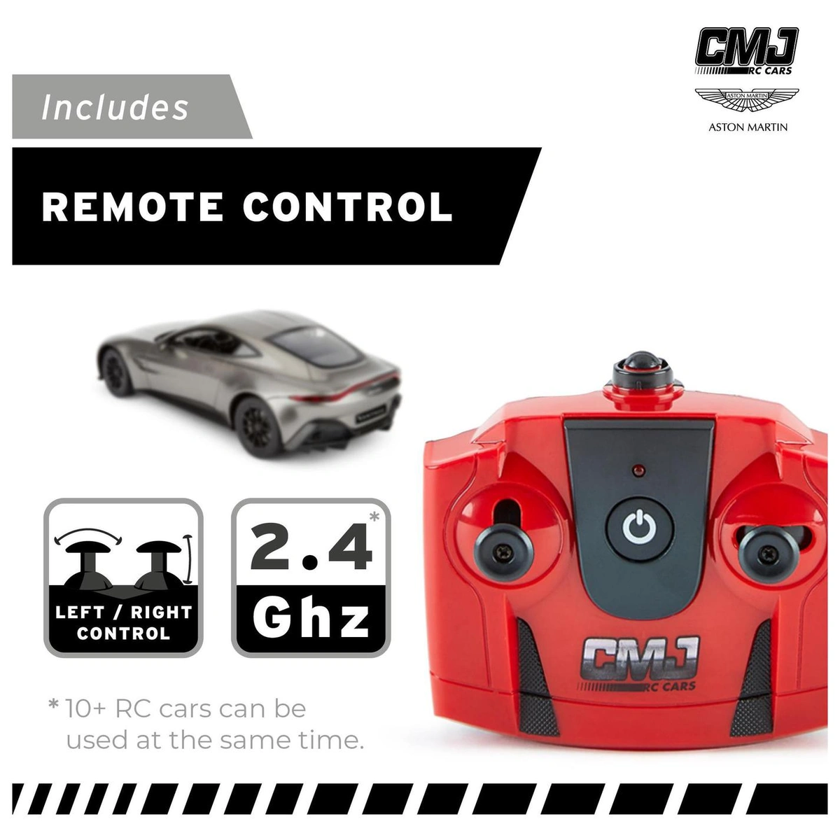 CMJ RC Cars 1:14 Aston Martin Vantage - Grey
