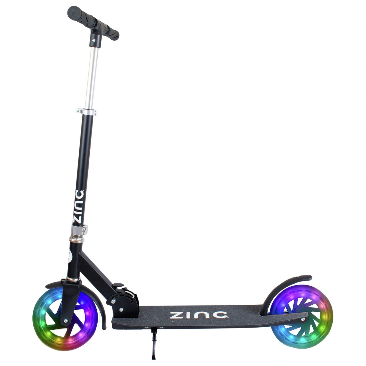 Zinc Dazzle Light Up Foldable Big Wheel Scooter