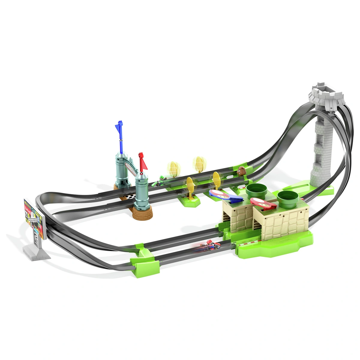Hot Wheels Mario Kart Circuit Lite Track Set
