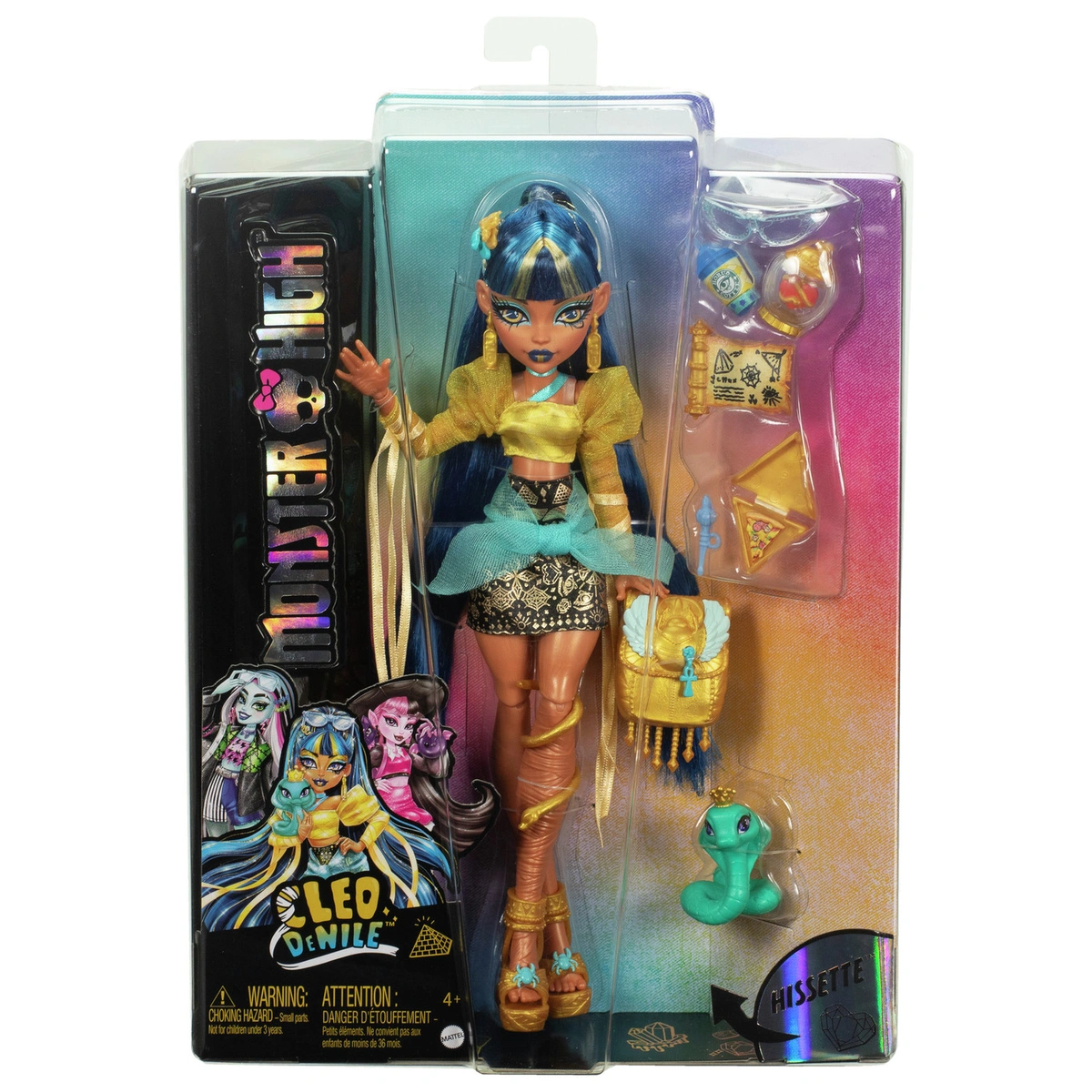 Monster High Cleo De Nile Fashion Doll, pet & Accessories