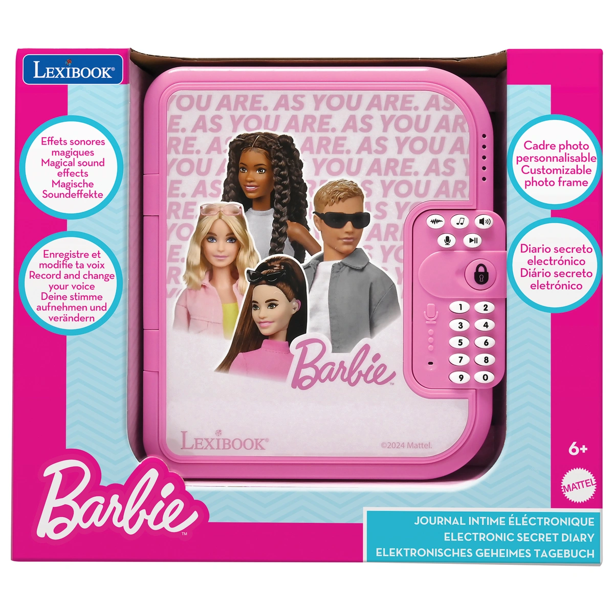 Barbie Lexibook Secret And Safe Electronic Diary
