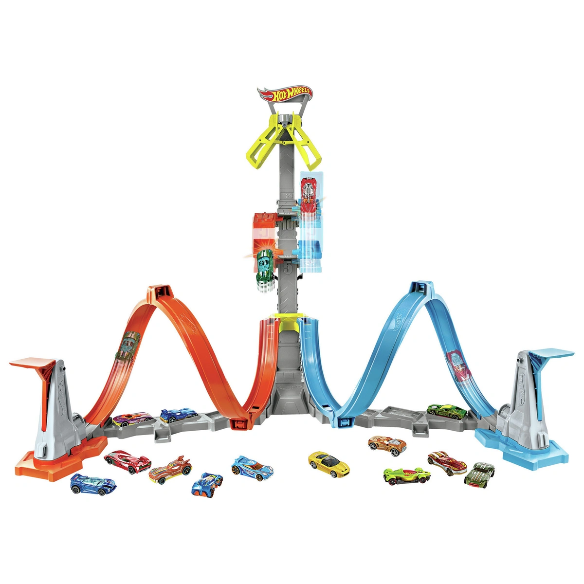 Hot Wheels Loop & Launch Toy Car Track Set
