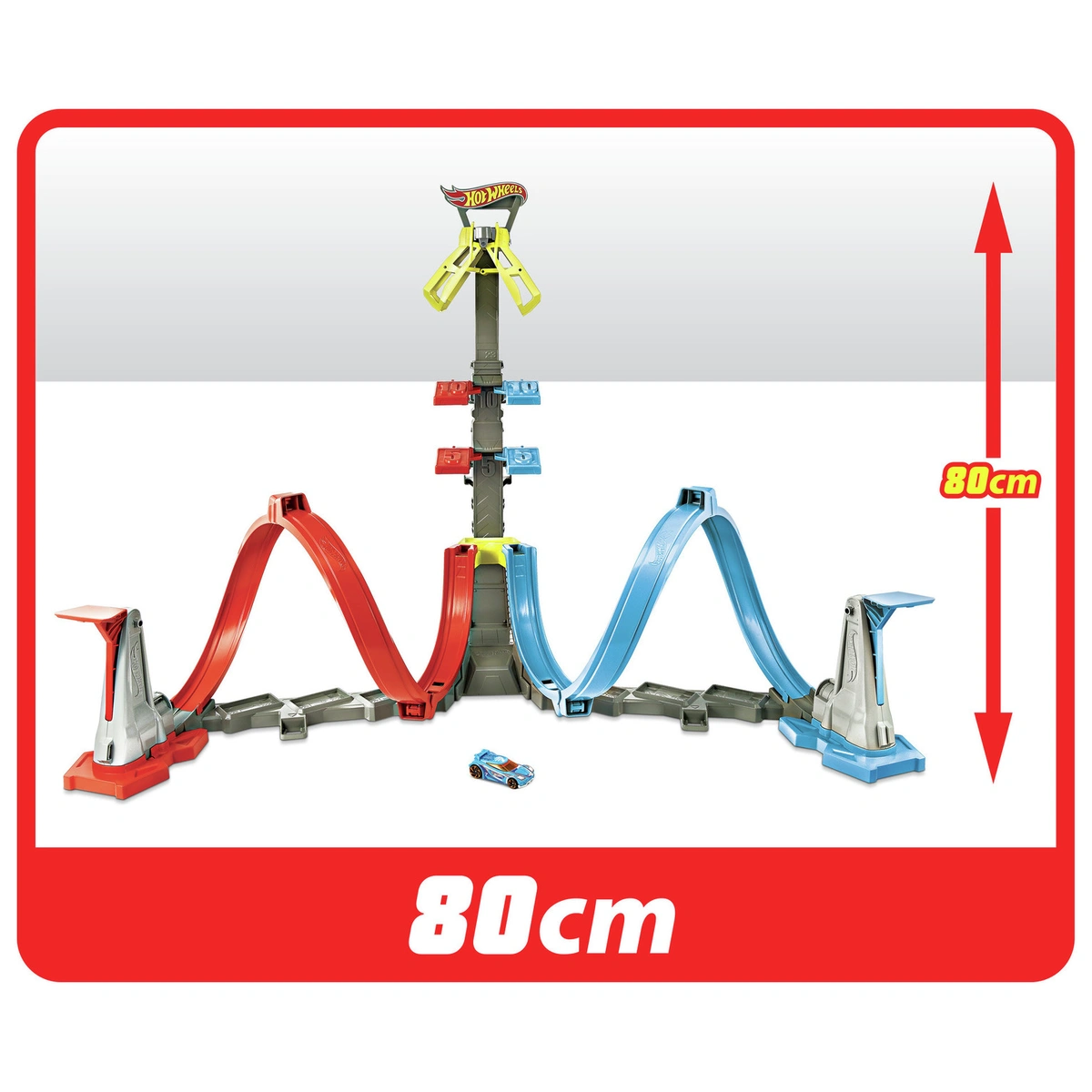 Hot Wheels Loop & Launch Toy Car Track Set