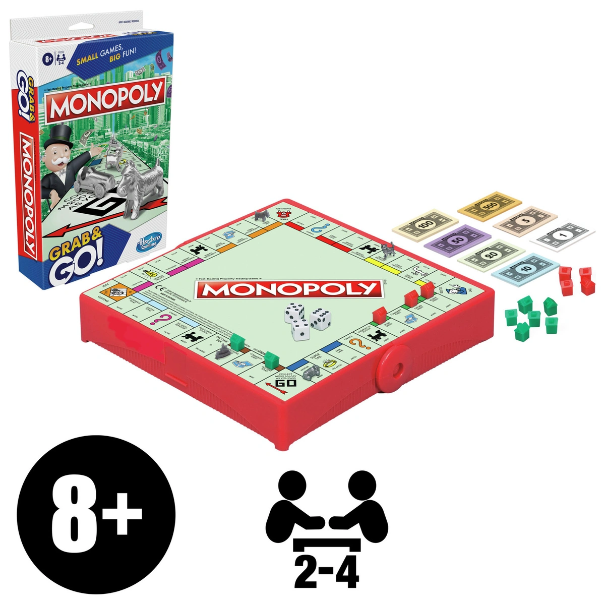 Hasbro Monopoly Grab and Go Mixed Game from Hasbro Gaming