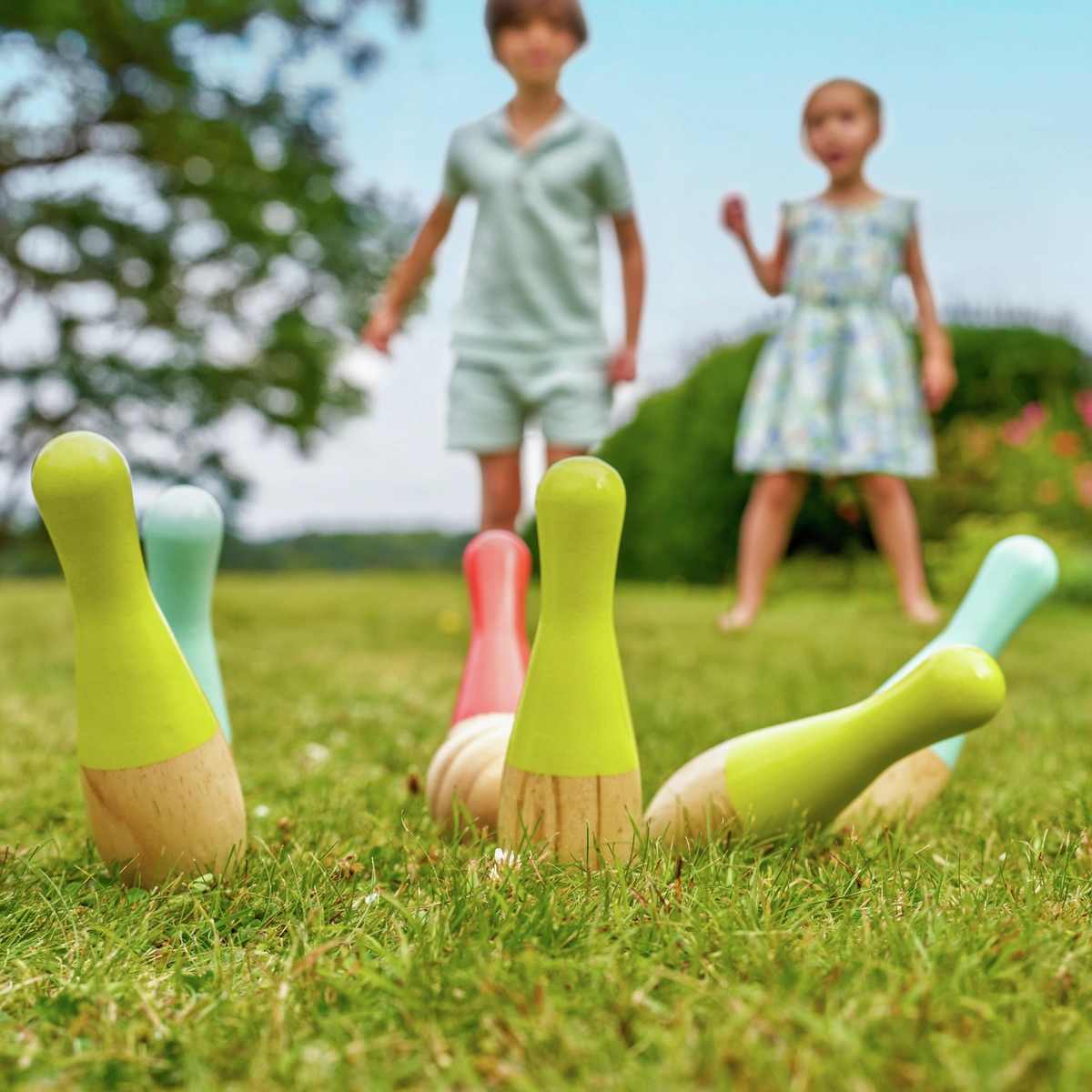 TP Outdoor Wooden Garden Skittles