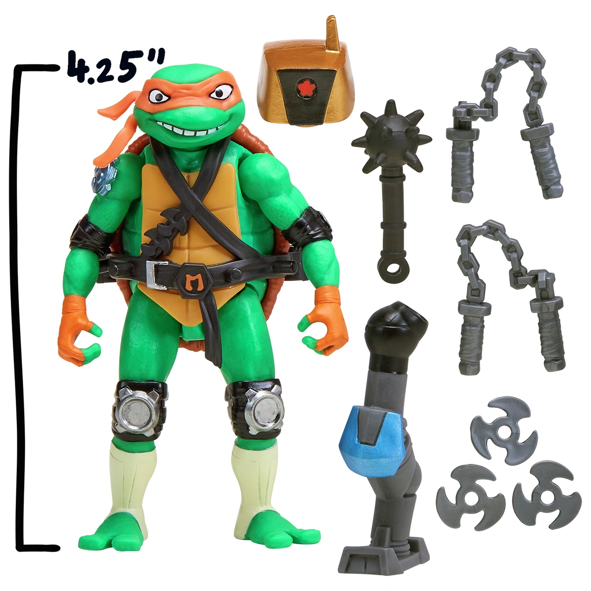 Teenage Mutant Ninja Turtle Mix N Match Michelagelo Figure