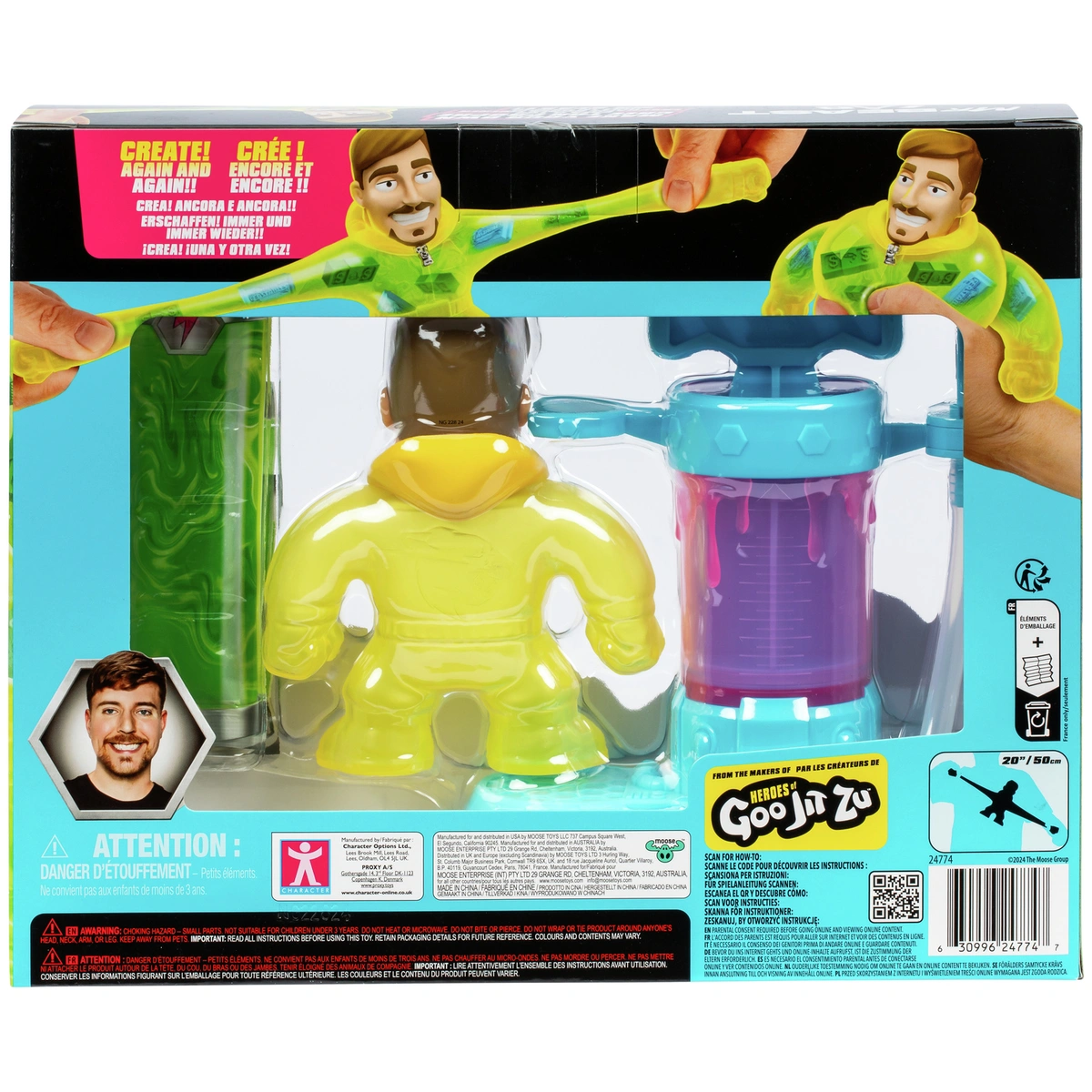 Heroes of Goo Jit Zu MrBeast Lab Creation Station