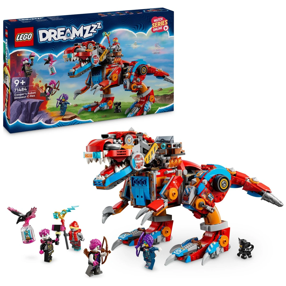 LEGO DREAMZzz Cooper's Robot Dinosaur C-Rex Toy Set 71484