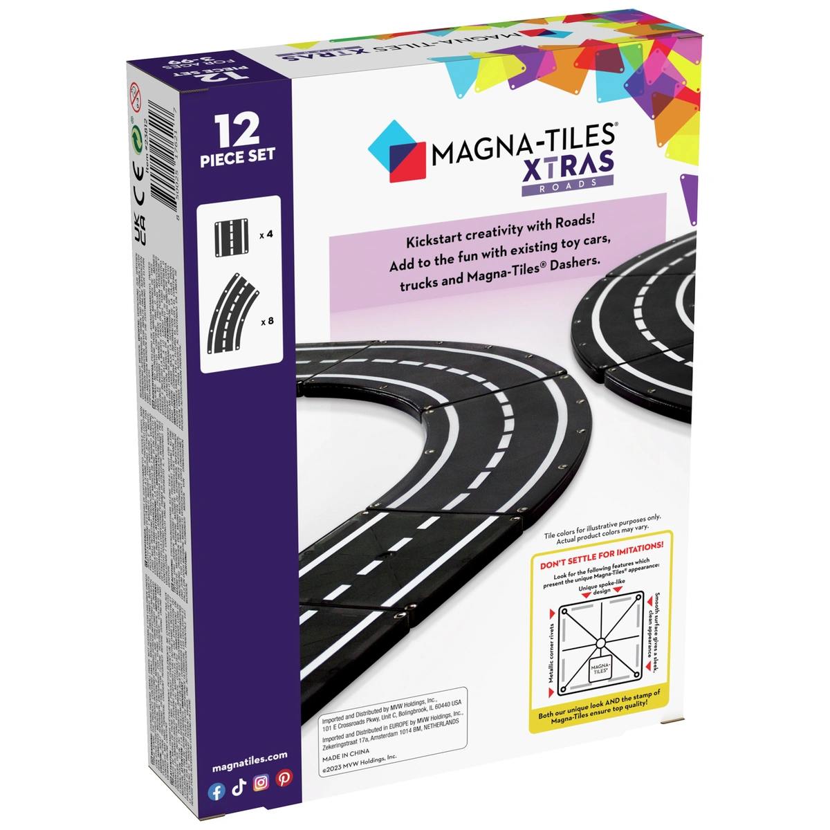 Magna-Tiles Extras Roads
