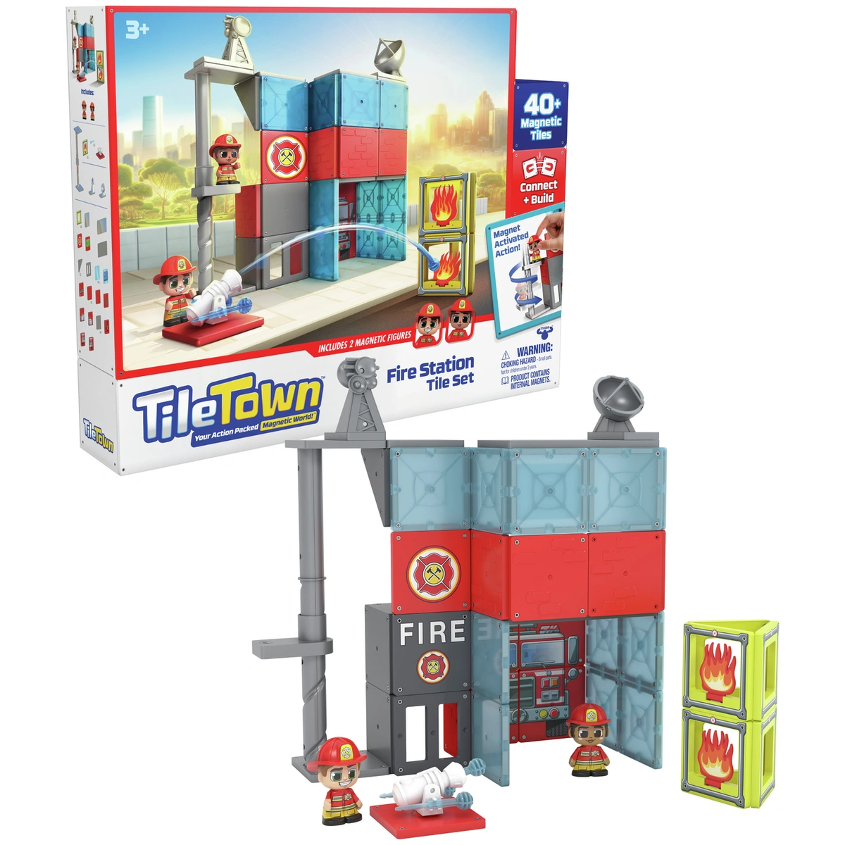 Tile Town Fire House Set