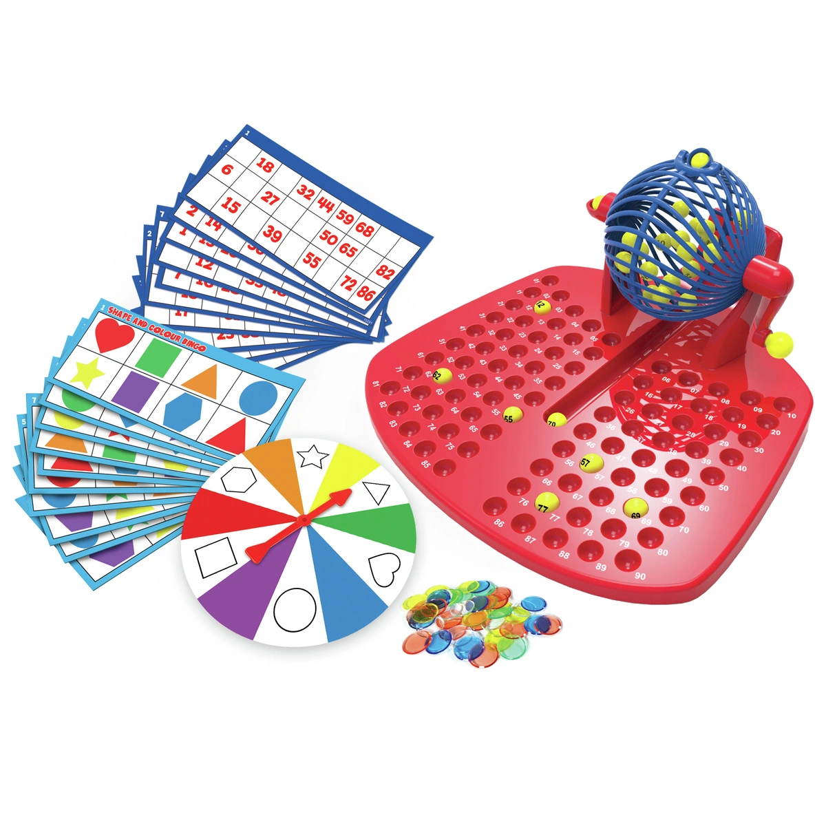 Chad Valley Colours and Shapes Bingo Game