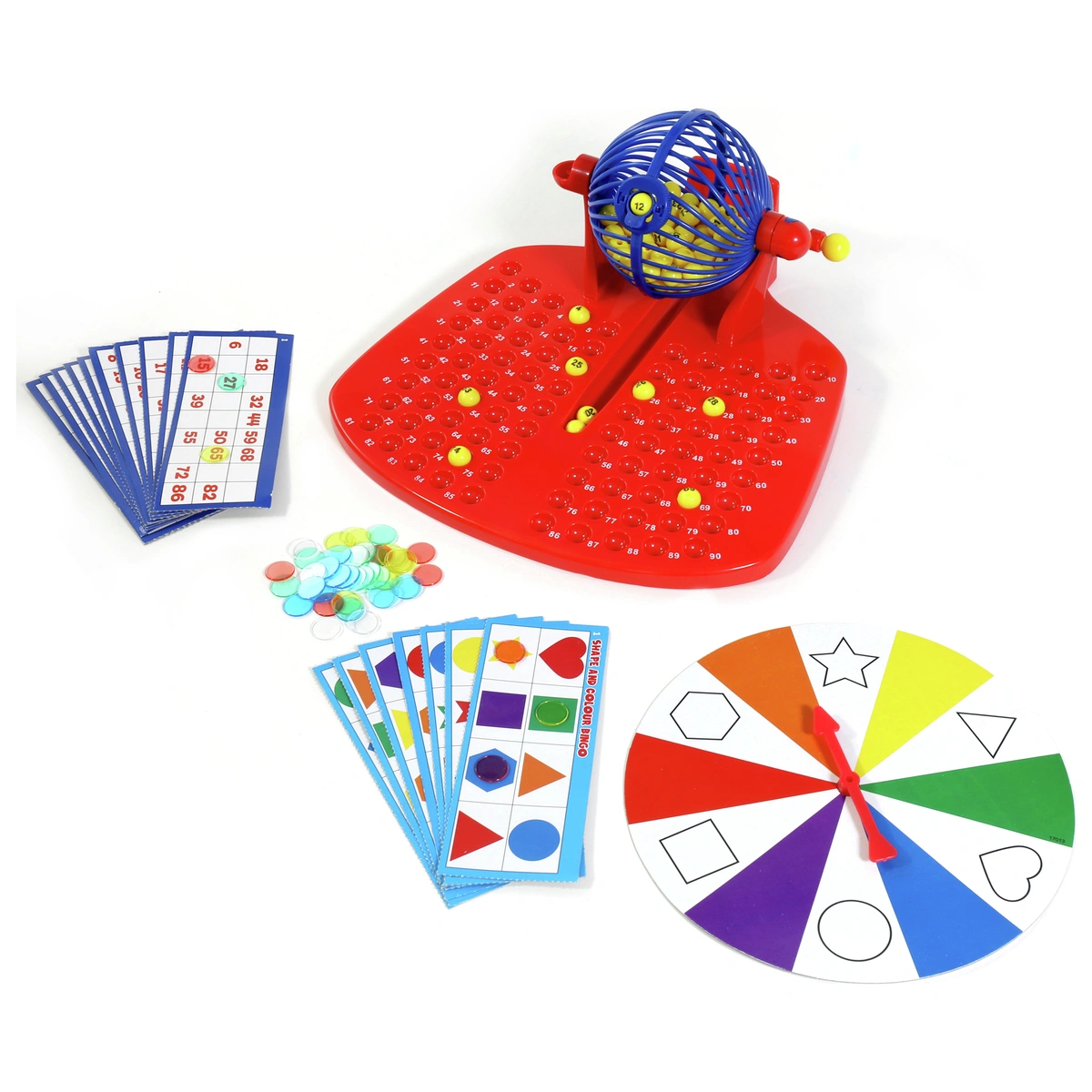 Chad Valley Colours and Shapes Bingo Game