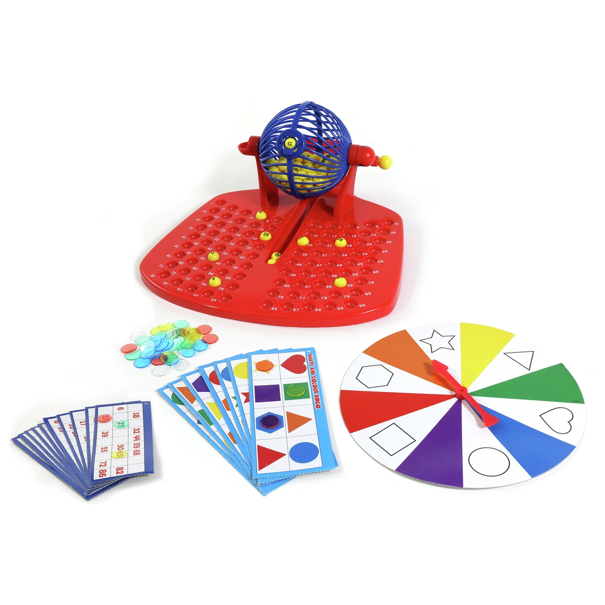Chad Valley Colours and Shapes Bingo Game