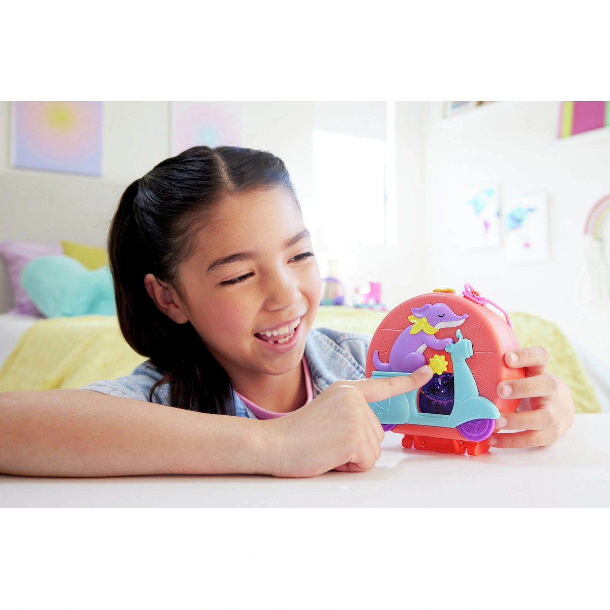 Polly Pocket Adventure Moped Compact Doll Playsets
