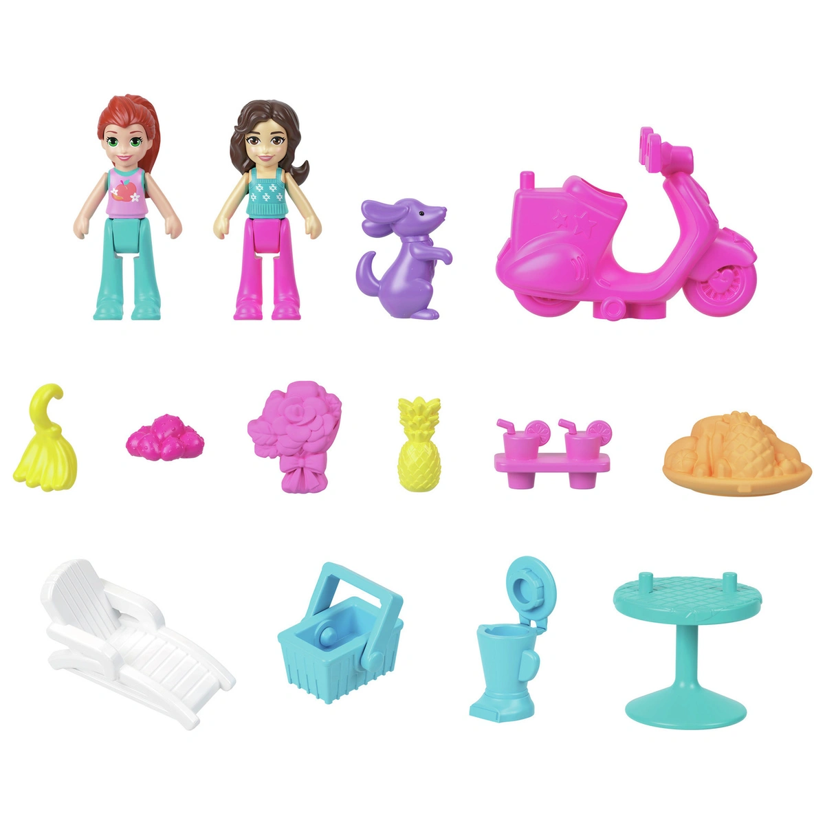 Polly Pocket Adventure Moped Compact Doll Playsets