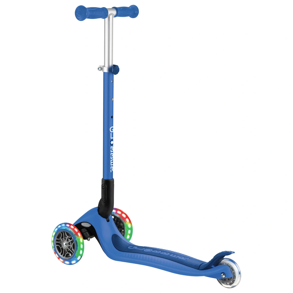 Globber Expert Foldable 3 Wheel Scooter - Blue