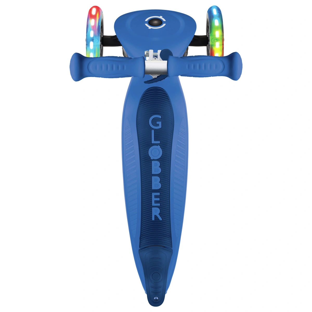 Globber Expert Foldable 3 Wheel Scooter - Blue