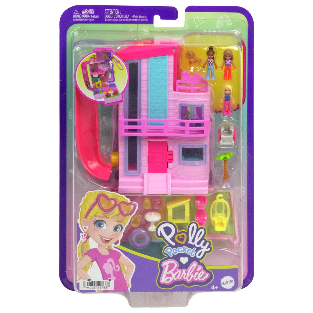 Polly Pocket Barbie Dreamhouse Compact Playset