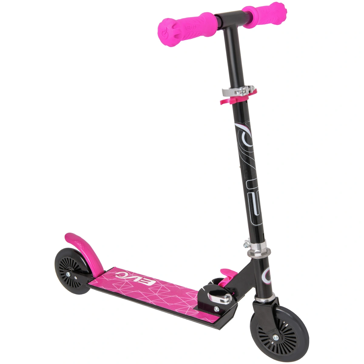 EVO 2 Wheel Scooter - Black & Pink