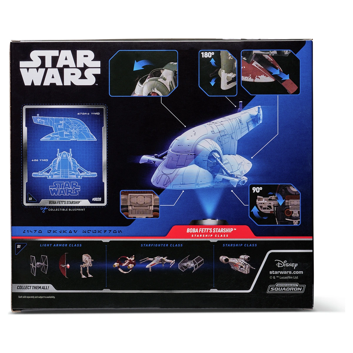 Star Wars Micro Galaxy Squadron Boba Fett's Starship