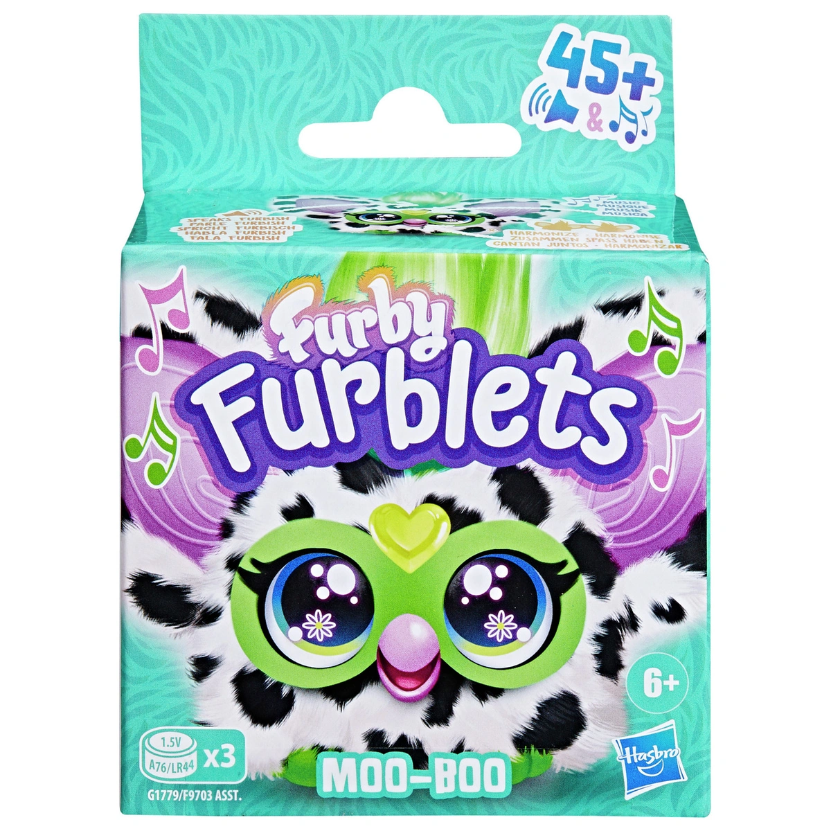 Hasbro Furby Moo Boo Furblet Interactive Plush Toy