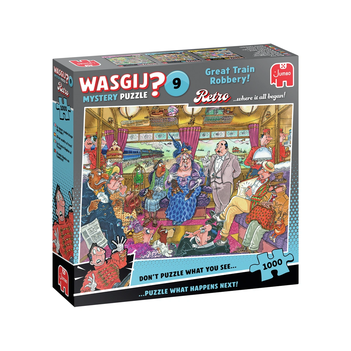 Wasgij Retro Mystery 9 Great Train Robbery Puzzle
