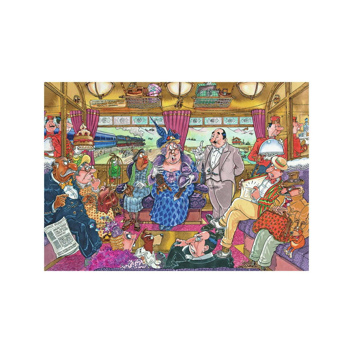 Wasgij Retro Mystery 9 Great Train Robbery Puzzle