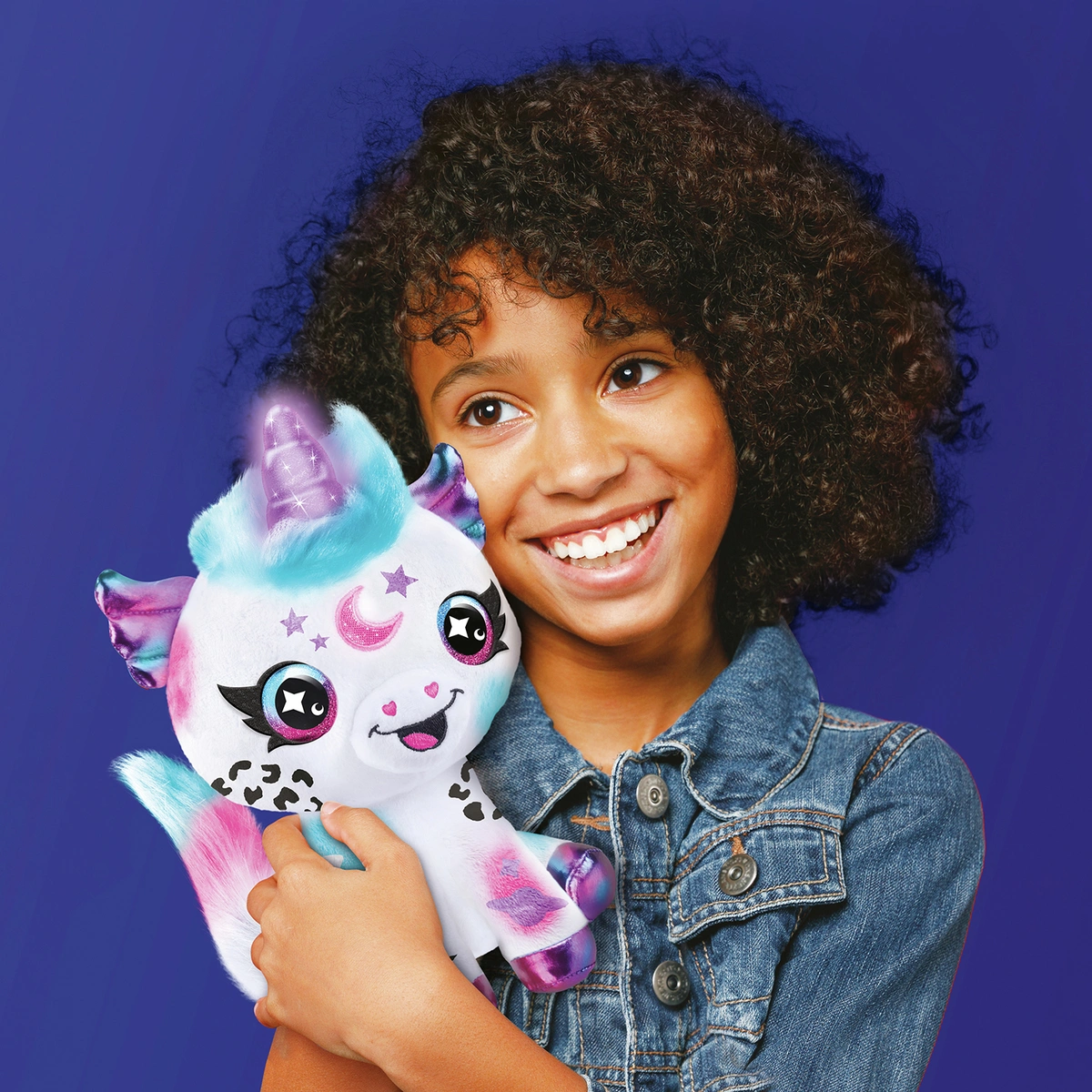 Airbrush Light Up Cosmic Cutie Unicorn Plush