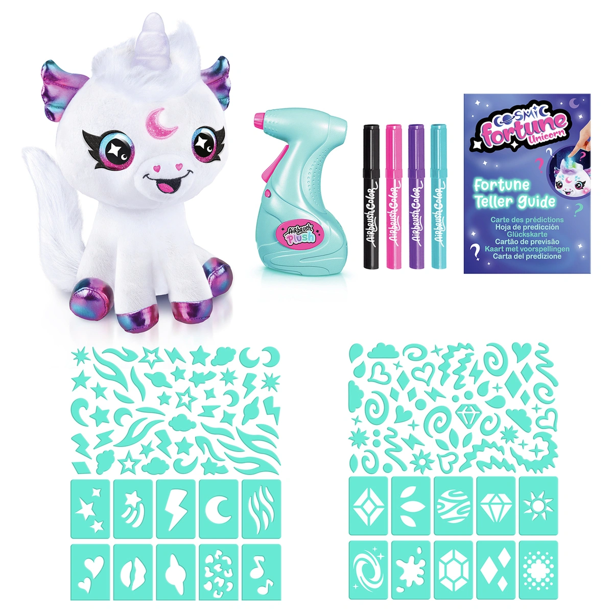 Airbrush Light Up Cosmic Cutie Unicorn Plush