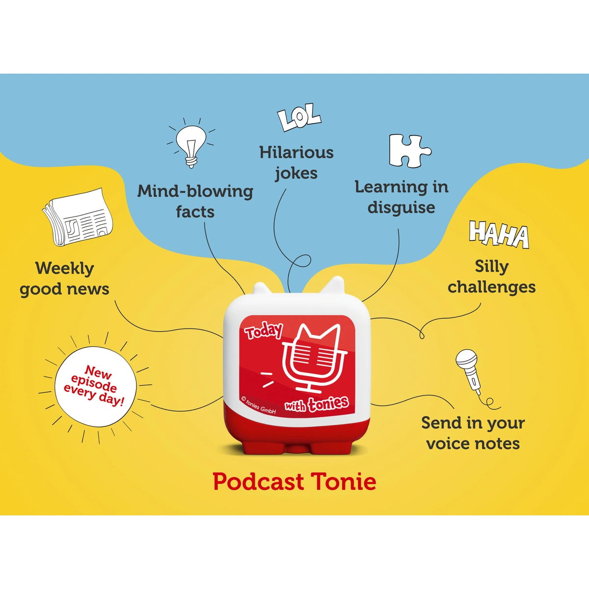 tonies Today with tonies Daily Show Audio Pocket Tonie