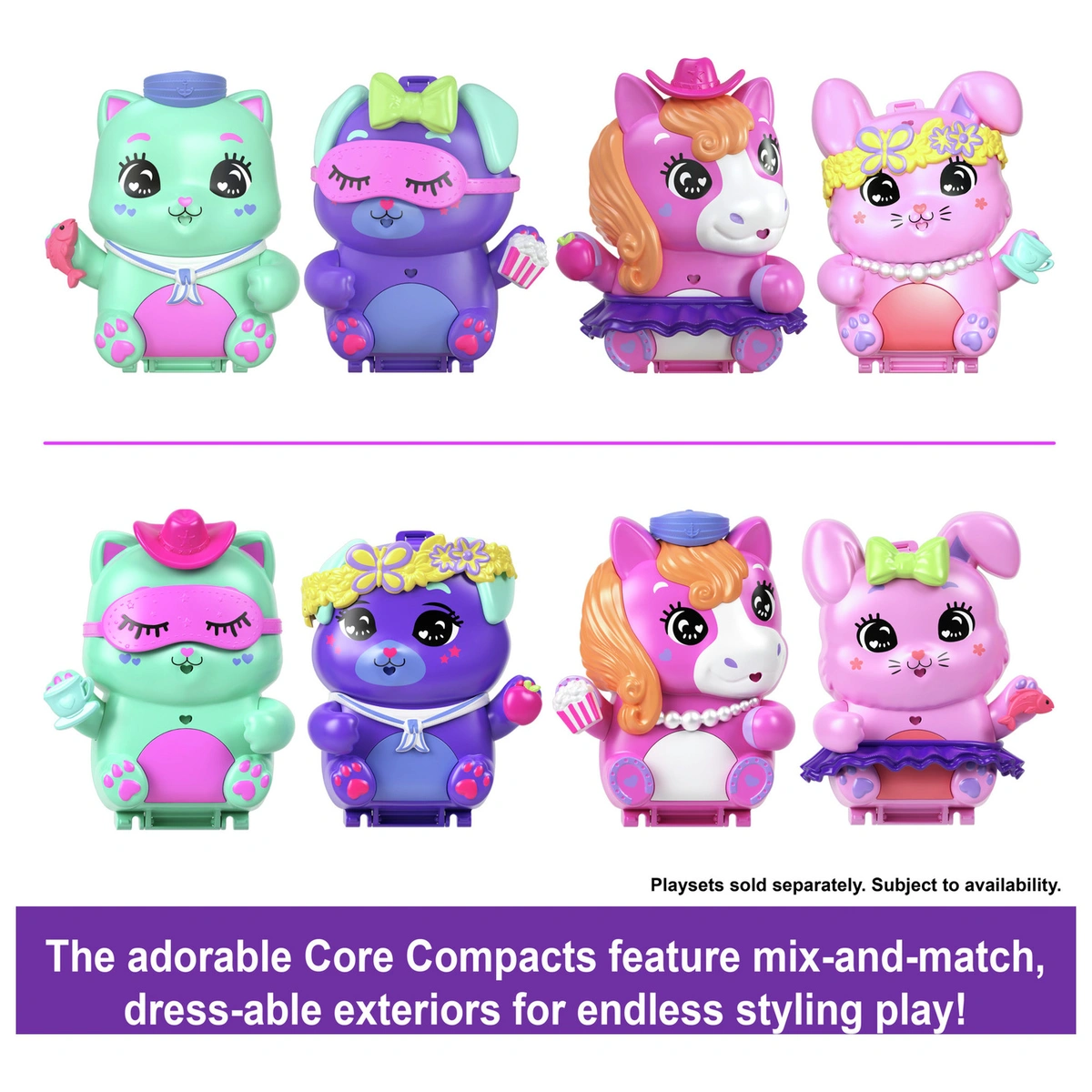 Polly Pocket Sleepover Playset, with Dolls & Accessories