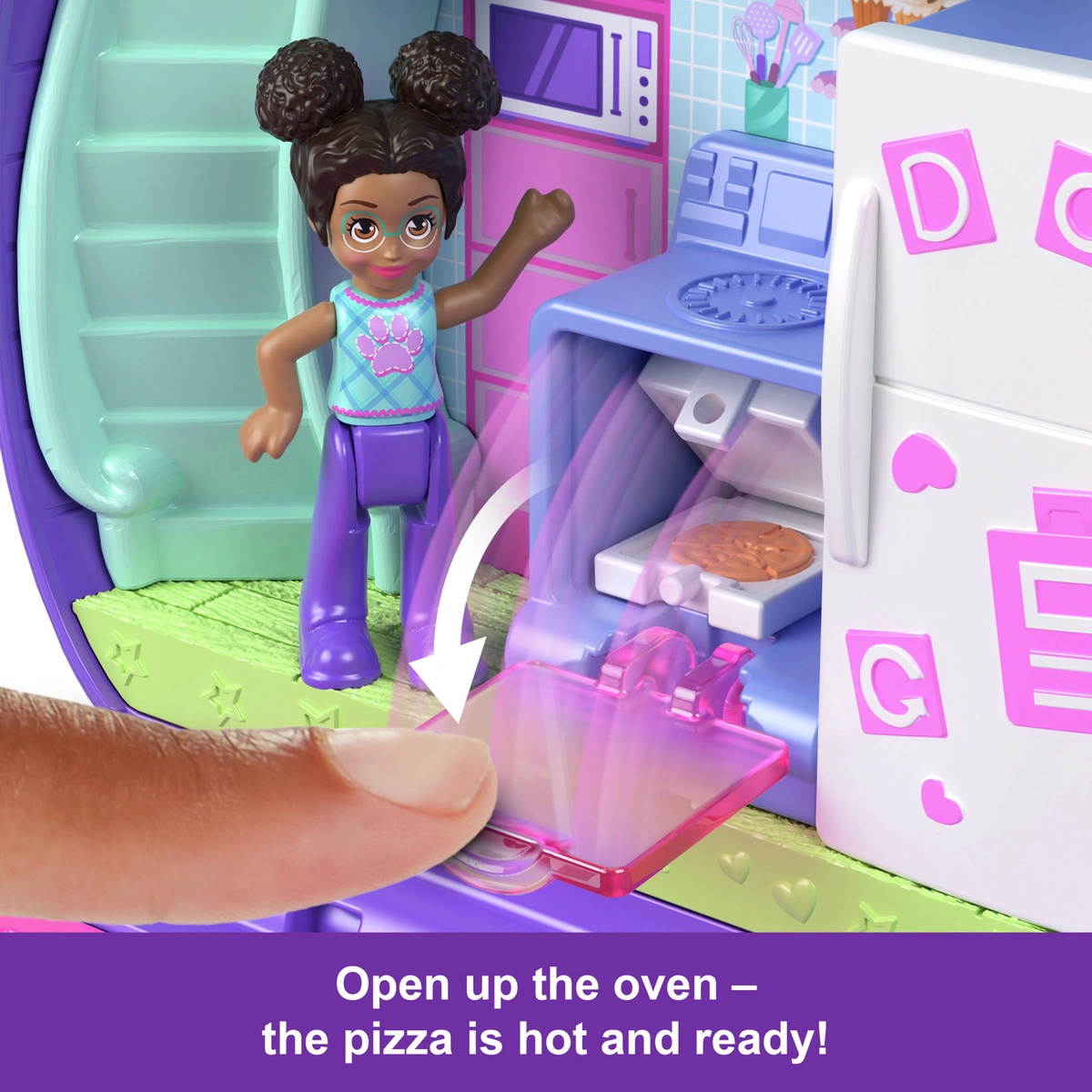 Polly Pocket Sleepover Playset, with Dolls & Accessories