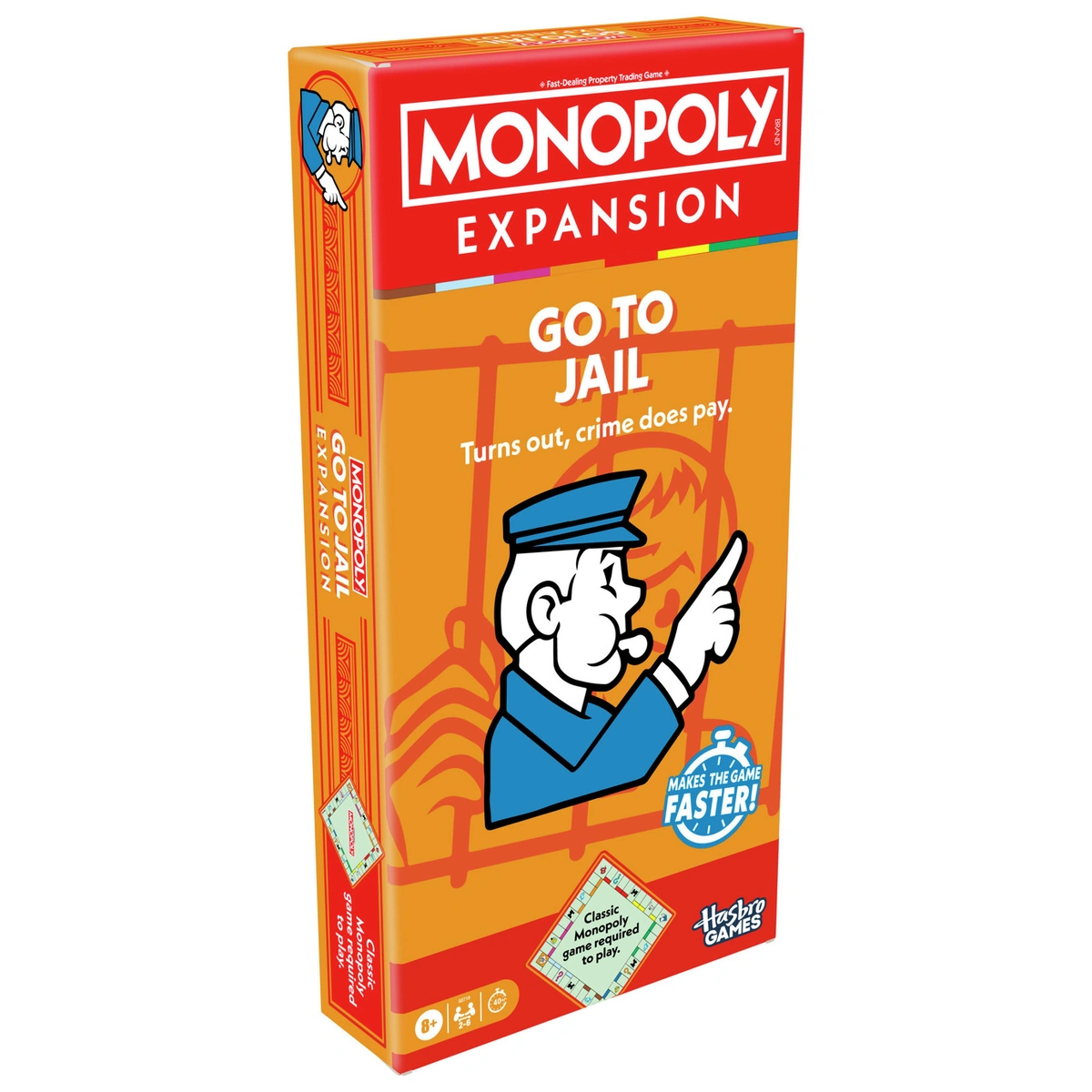 Hasbro Monopoly Go to Jail Expansion Card Pack