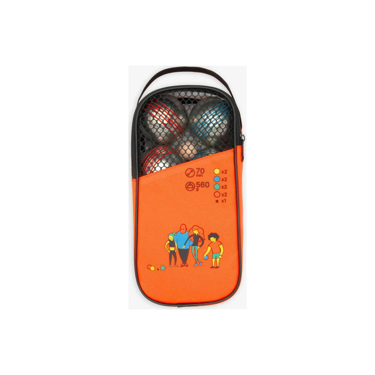 Decathlon Set Of 8 Colour Boules