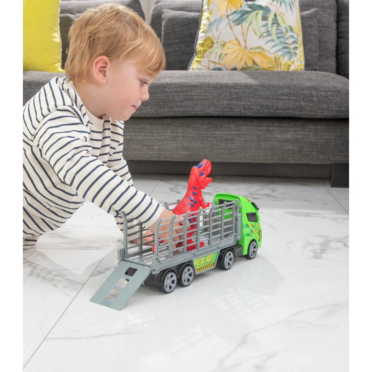 Teamsterz Light and Sound Dinosaur Transporter