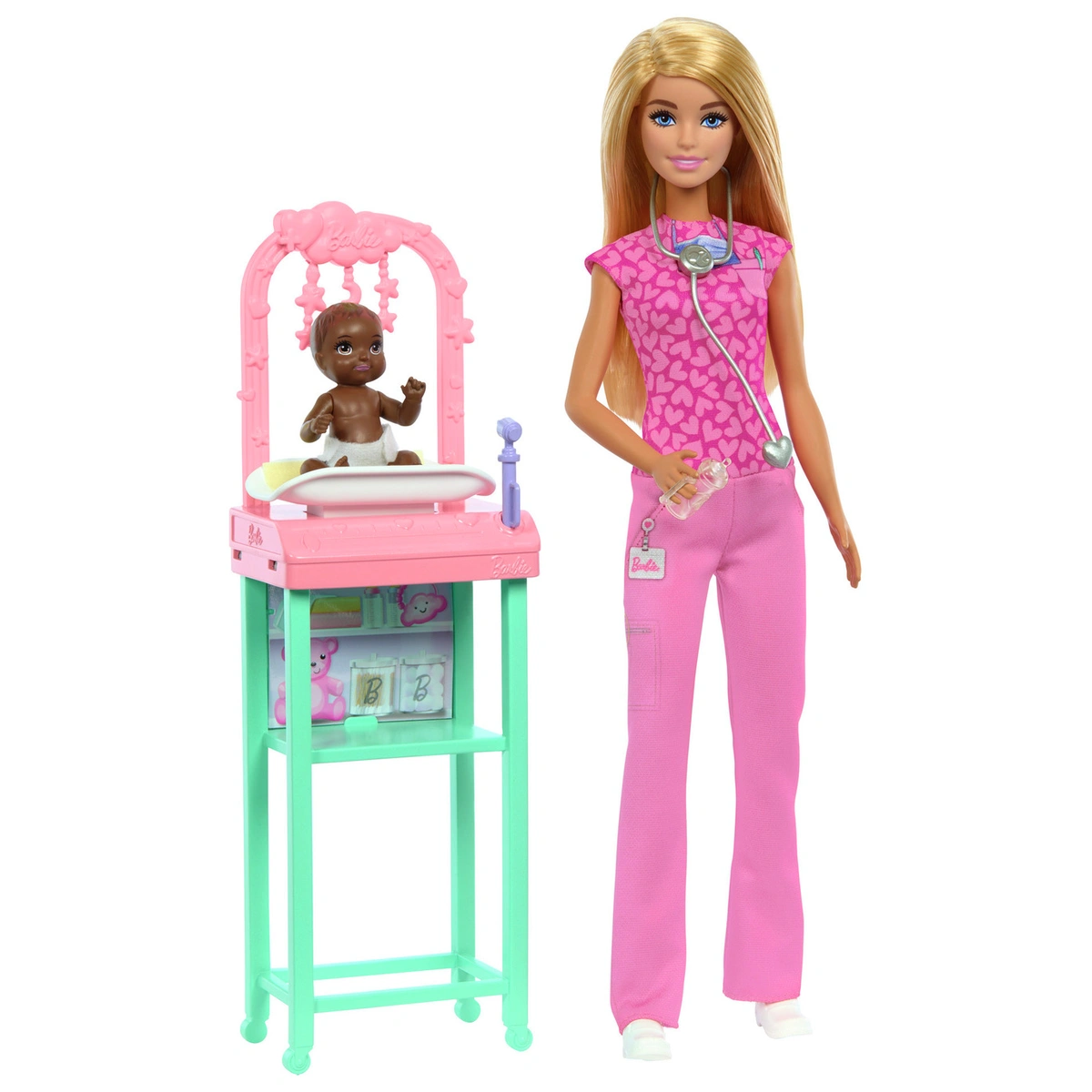 Barbie Baby Doctor Fashion Doll Playset,Doll & Accessories